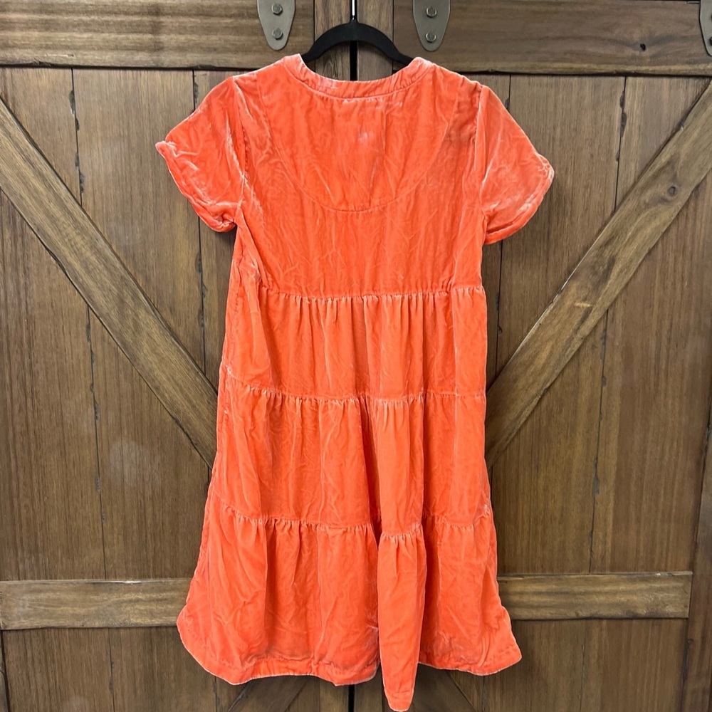 Maeve by Anthropologie Harper Velvet Mini Tunic Dress in Dried Coral Size M NWT - Picture 6 of 13